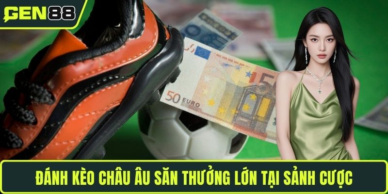 Đánh kèo châu Âu săn thưởng lớn tại sảnh cược