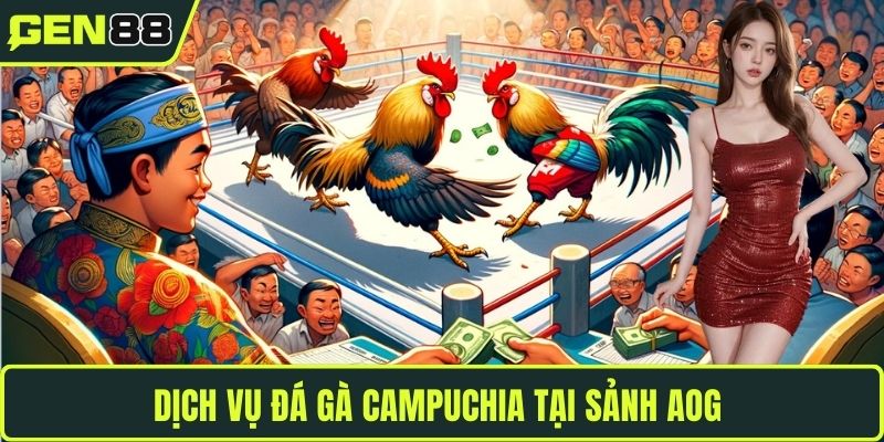 Dịch vụ đá gà Campuchia tại sảnh AOG