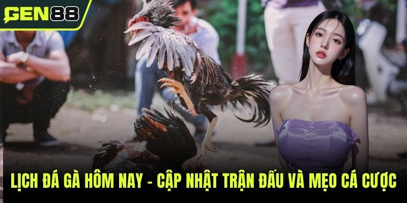 Lịch đá gà hôm nay