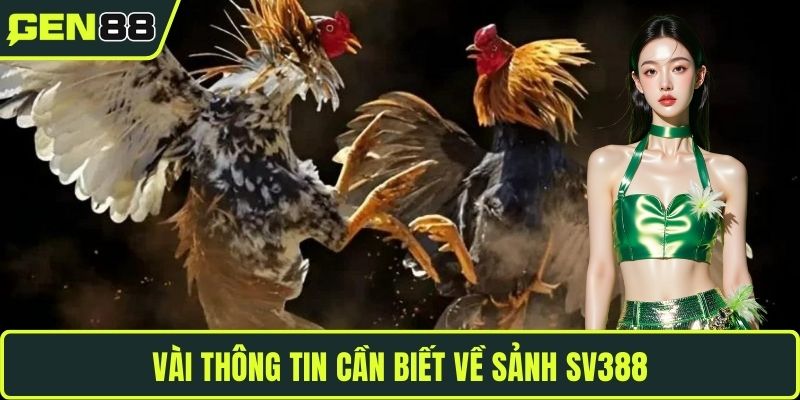 Vài thông tin cần biết về sảnh SV388